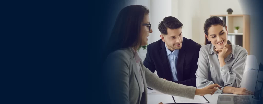 Couple meeting with a family lawyer in Dandenong